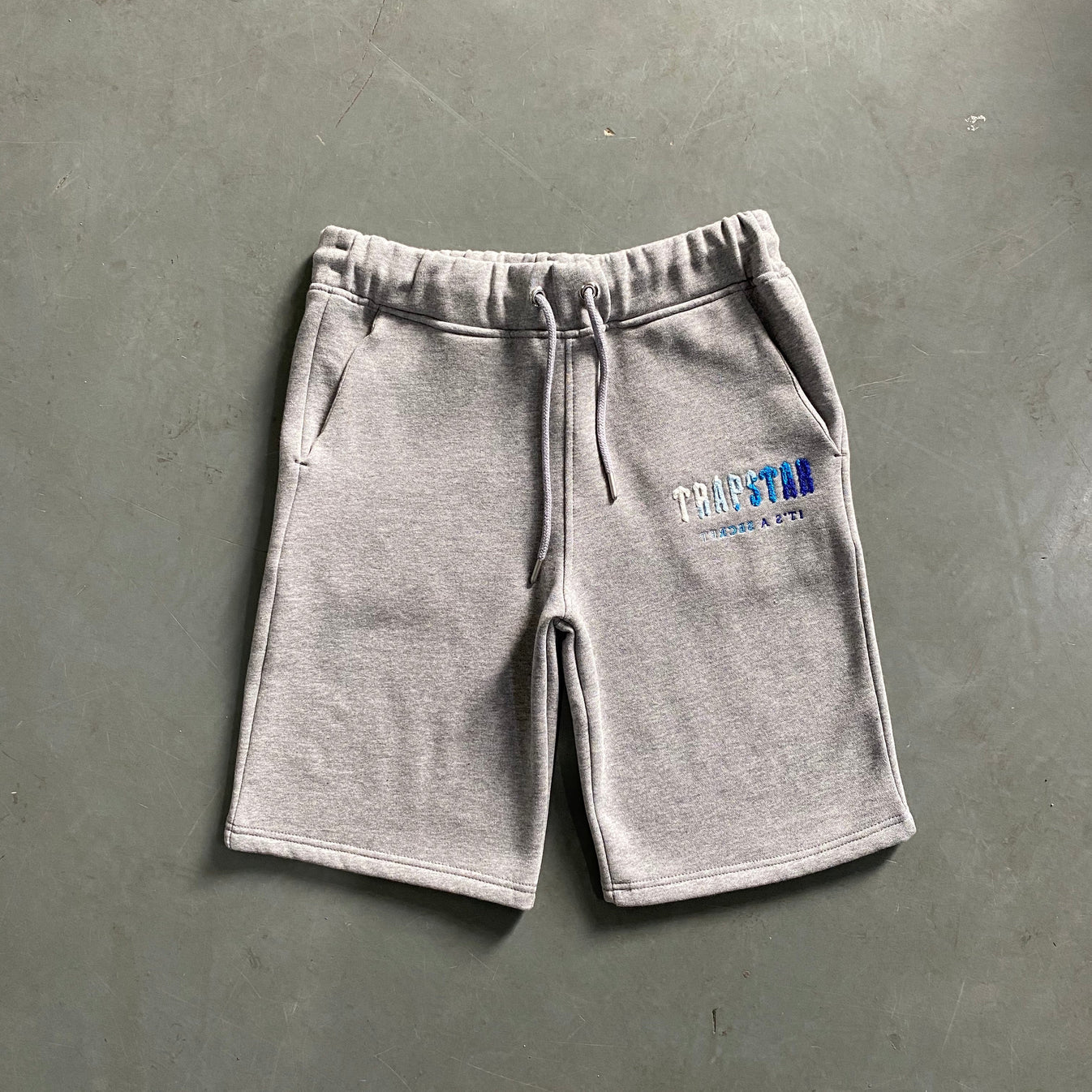 Trapstar Chenille Decoded 2.0 Short Set - Grey Ironleague