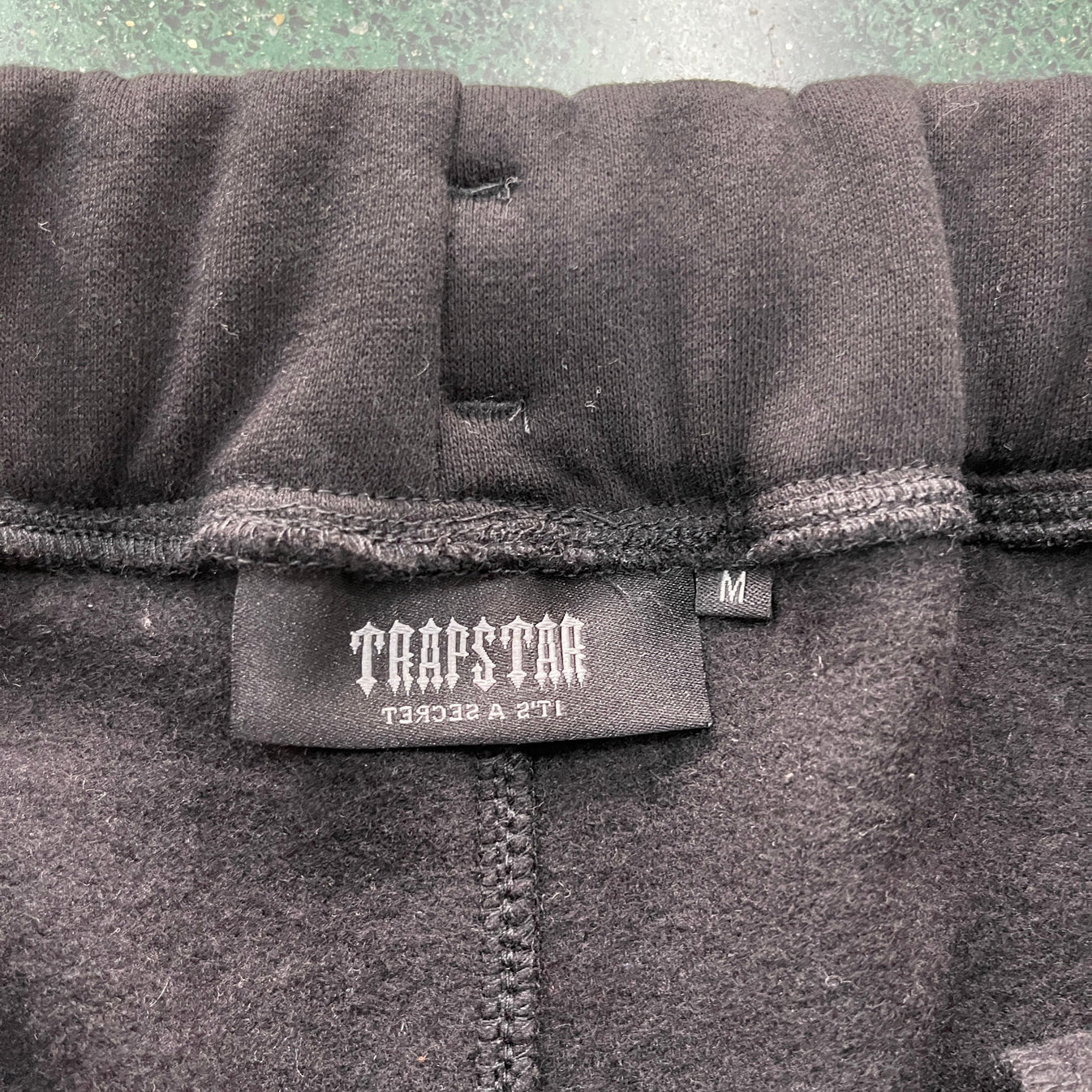 Trapstar Decoded Chenille Tracksuit - Olive Camo/Black Ironleague
