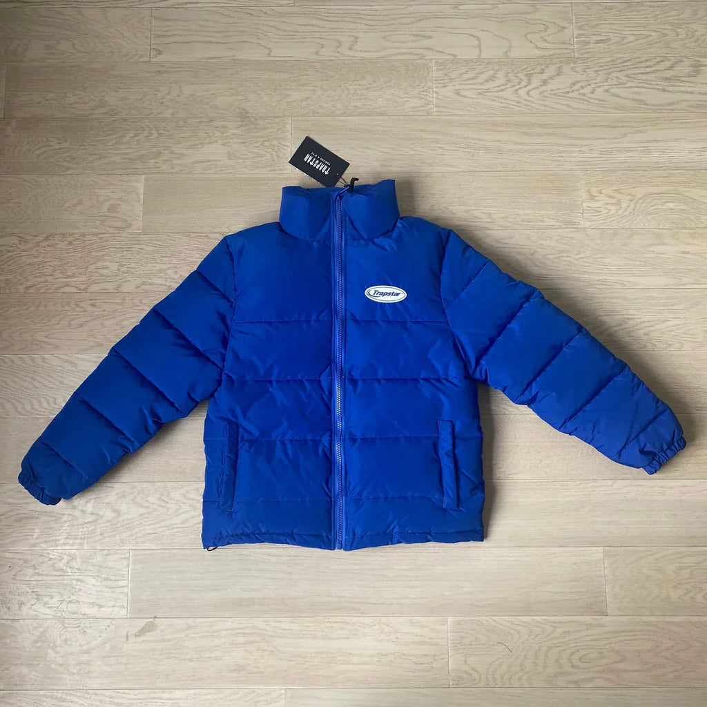 Trapstar Hyperdrive Puffer Jacket - Blue Ironleague