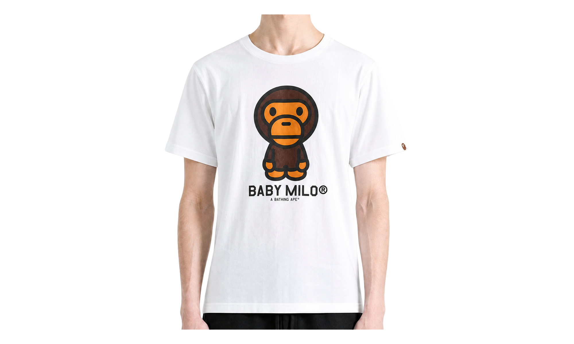 BAPE Baby Milo Tee White 2M30110001 WHT