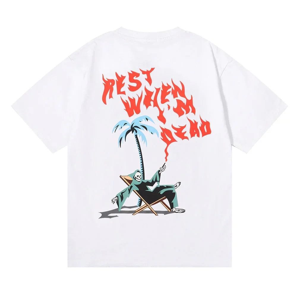 Trapstar Rest When I'm Dead - Black/White Ironleague