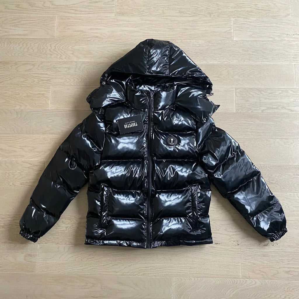 Trapstar Irongate Arch Puffer Jacket - Glossy Black Ironleague