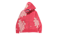 BAPE Hand Dye Shark Full Zip Hoodie Red 1L30 115 002 RED
