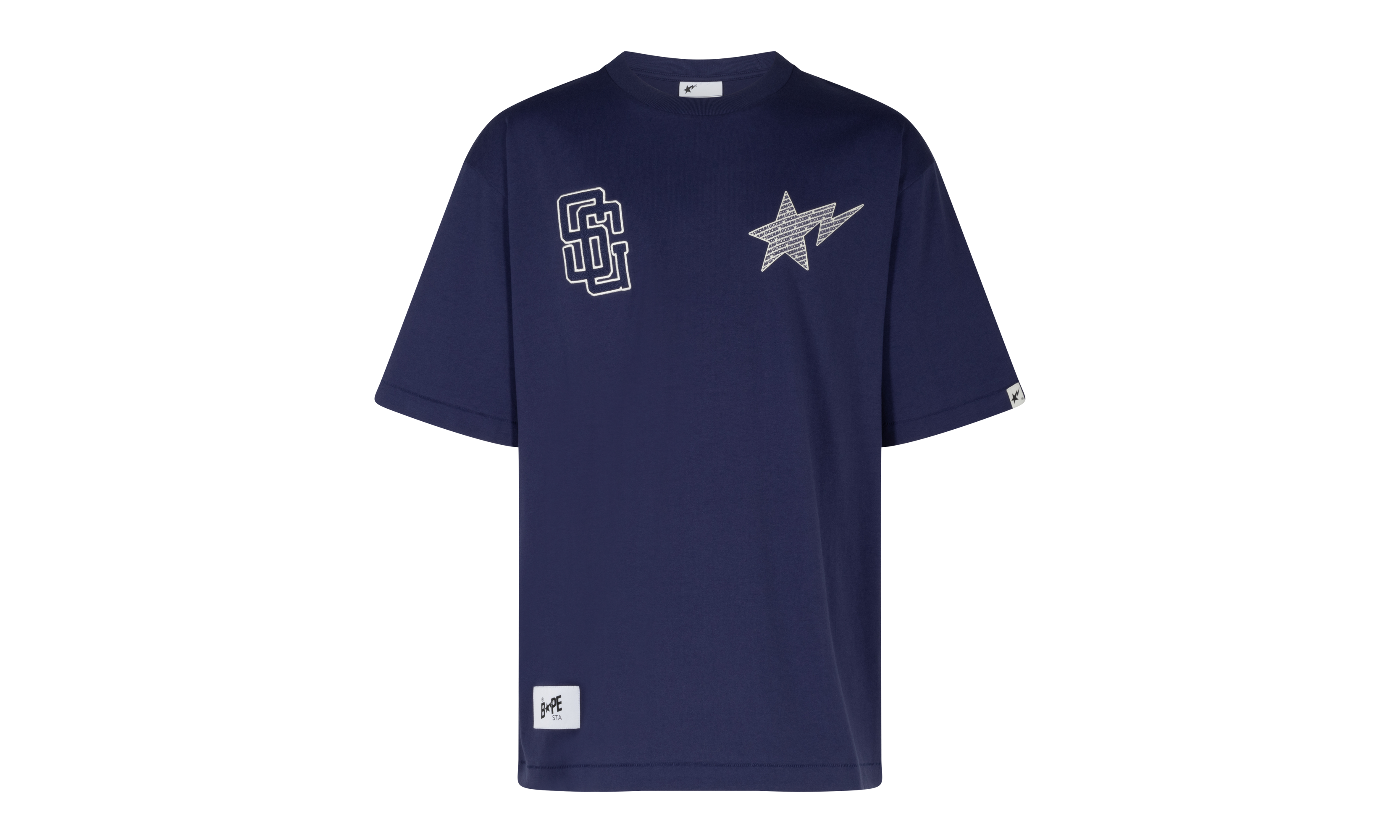 BAPE Tee Stadium Goods X BAPE® - Varsity Blue 0ZXTEM109903KNYX