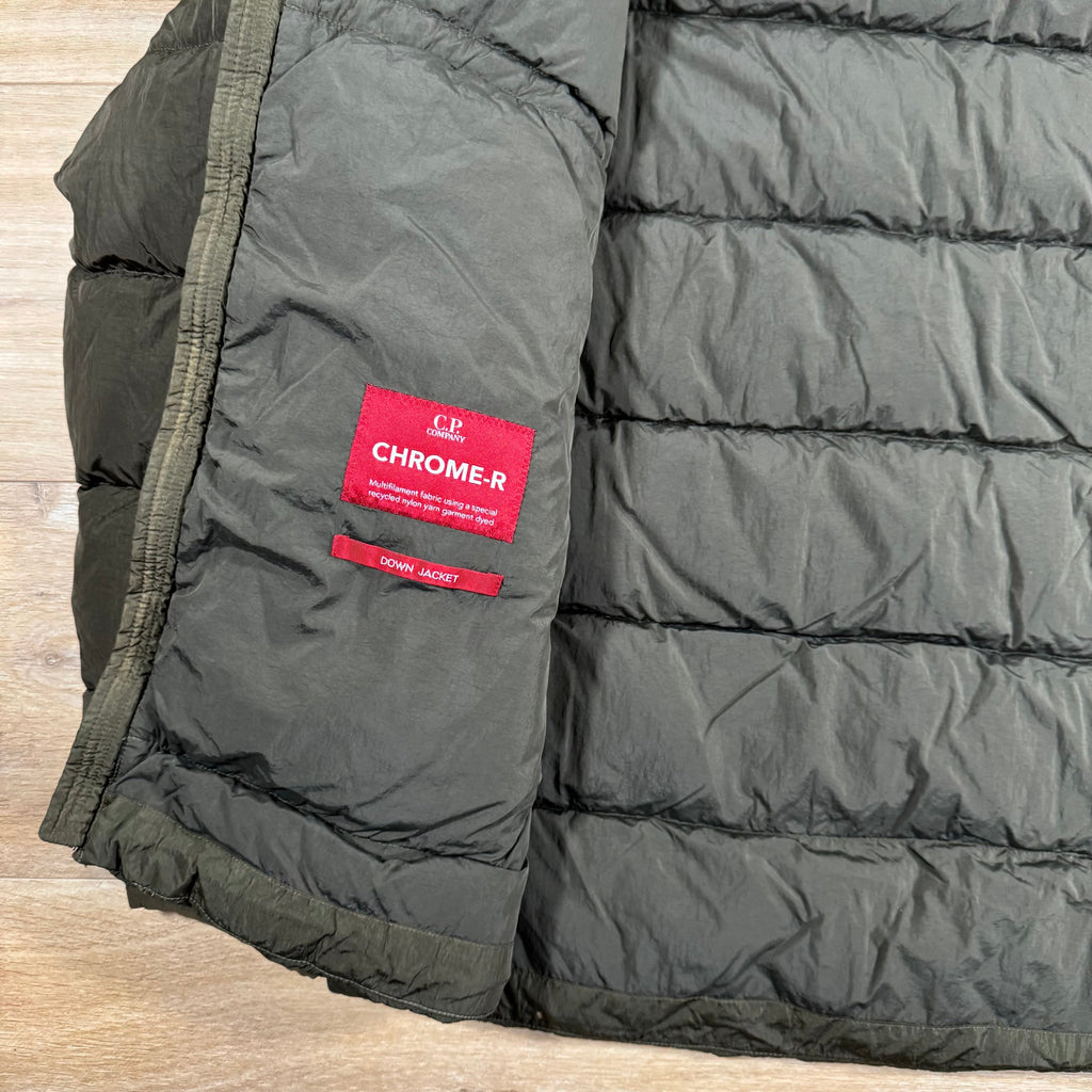 CP Company Chrome-R Down Lens Jacket in Ivy Green Ironleague
