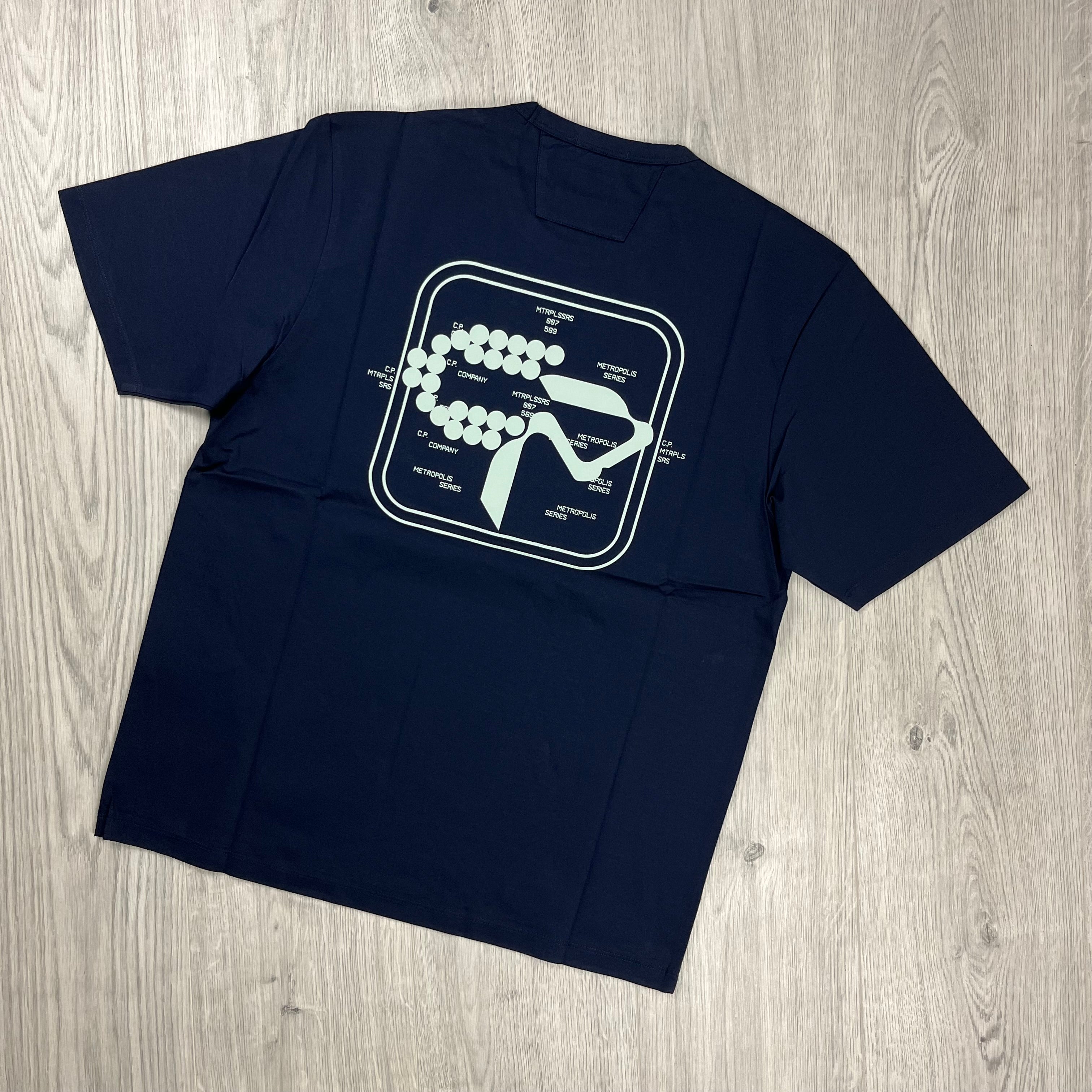 CP Company Metropolis T-Shirt - Navy Ironleague