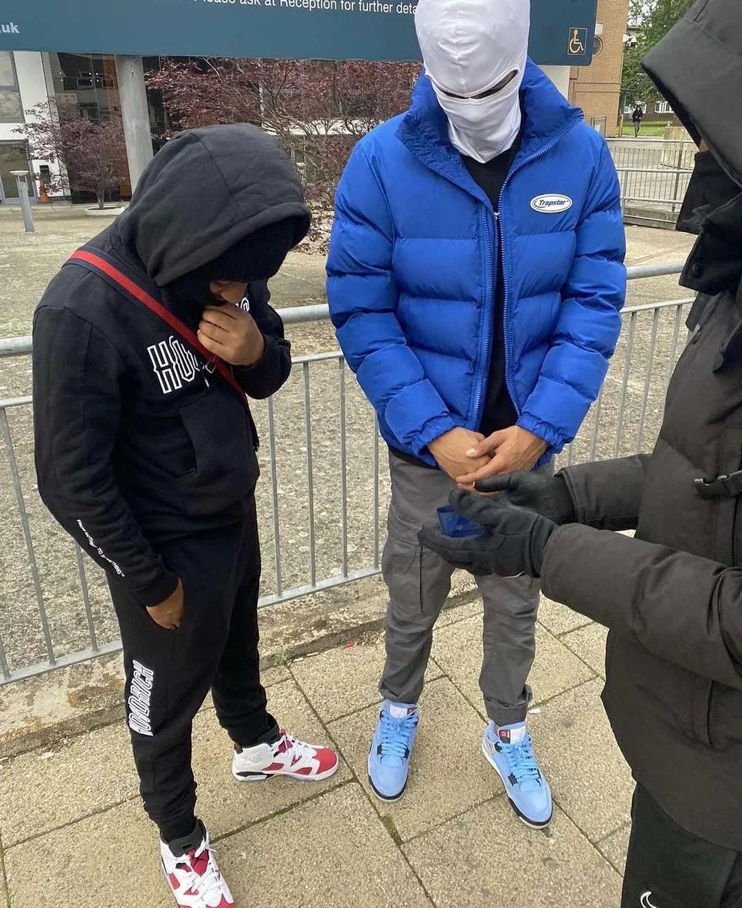 Trapstar Hyperdrive Puffer Jacket - Blue Ironleague