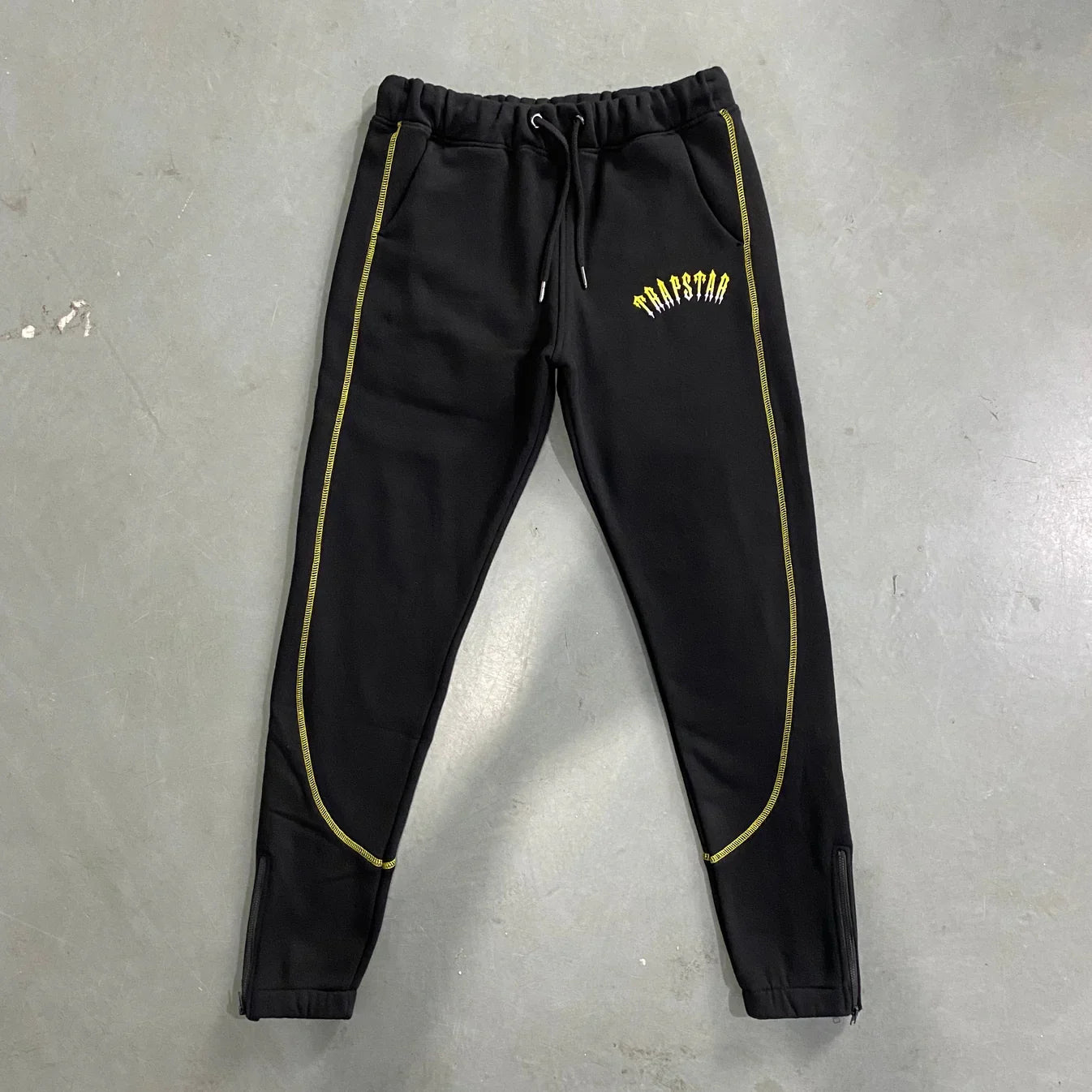 Trapstar x Central Cee 23 Arched Panel Set - Black/Yellow Ironleague