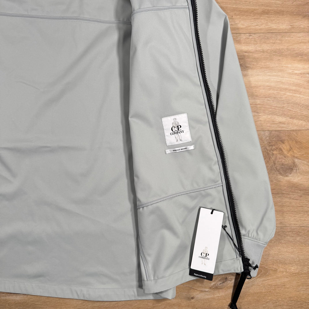 CP Company Shell-R Goggle Jacket in Blue Fox - Grey Ironleague