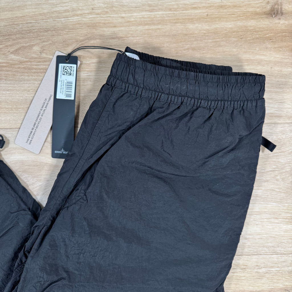 Stone Island Nylon Metal Pants in Black with Nylon Mesh Lining Ironleague