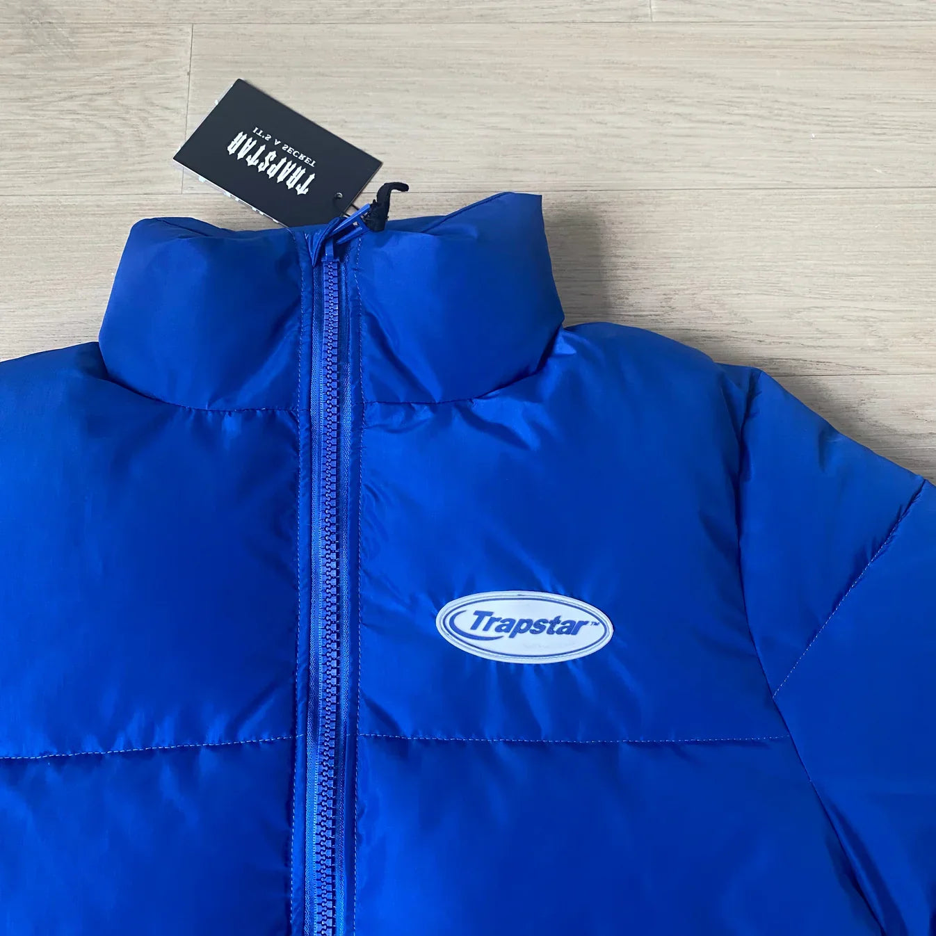 Trapstar Hyperdrive Puffer Jacket - Blue Ironleague