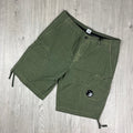 CP Company Cargo Shorts - Bronze Green Ironleague