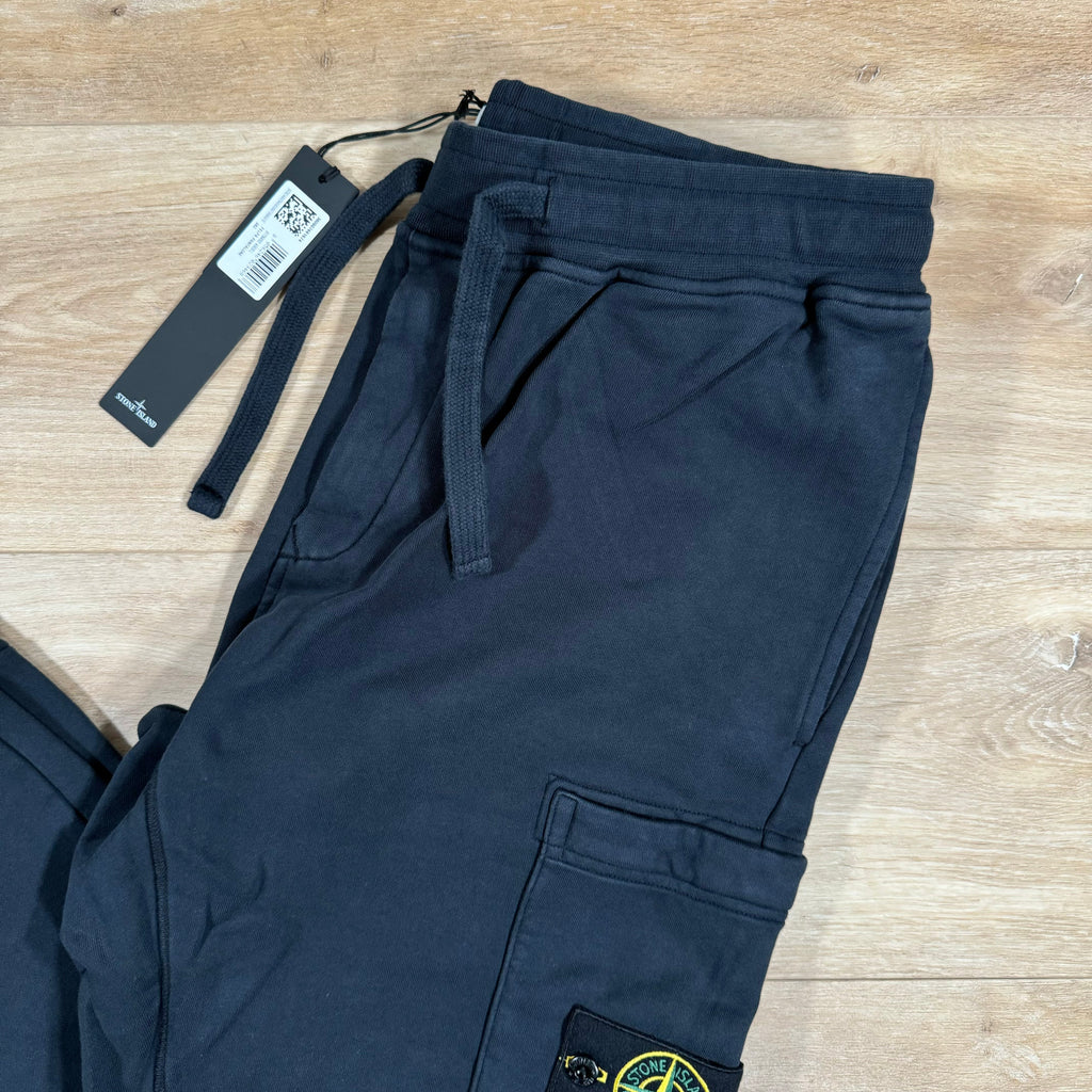 Stone Island Slim Fit Sweatpants in Navy Ironleague