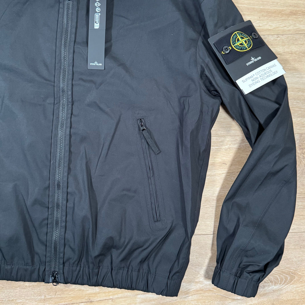 Stone Island Supima Canvas Jacket in Black Ironleague