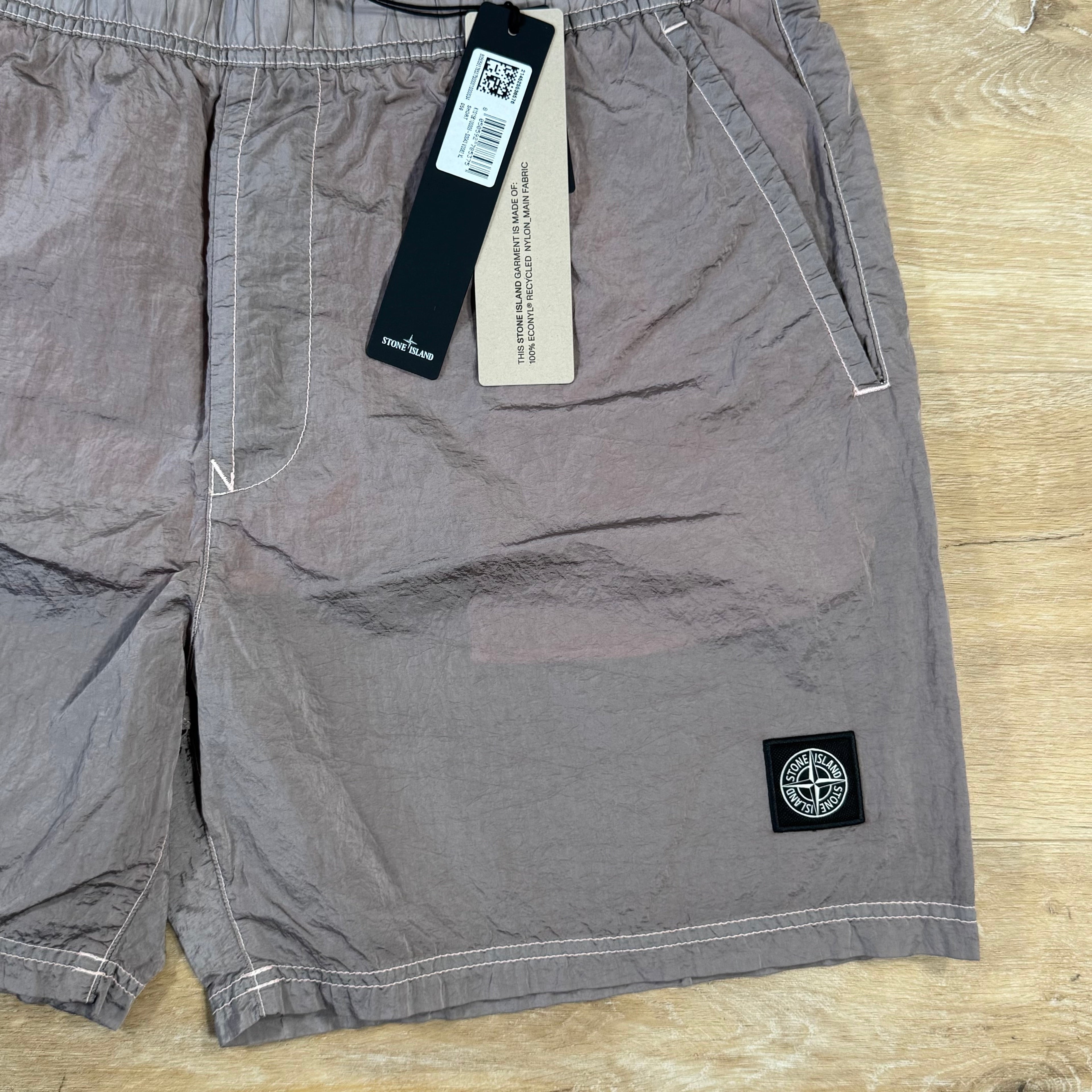 Stone Island Nylon Metal Swim Shorts in Antique Rose Ironleague