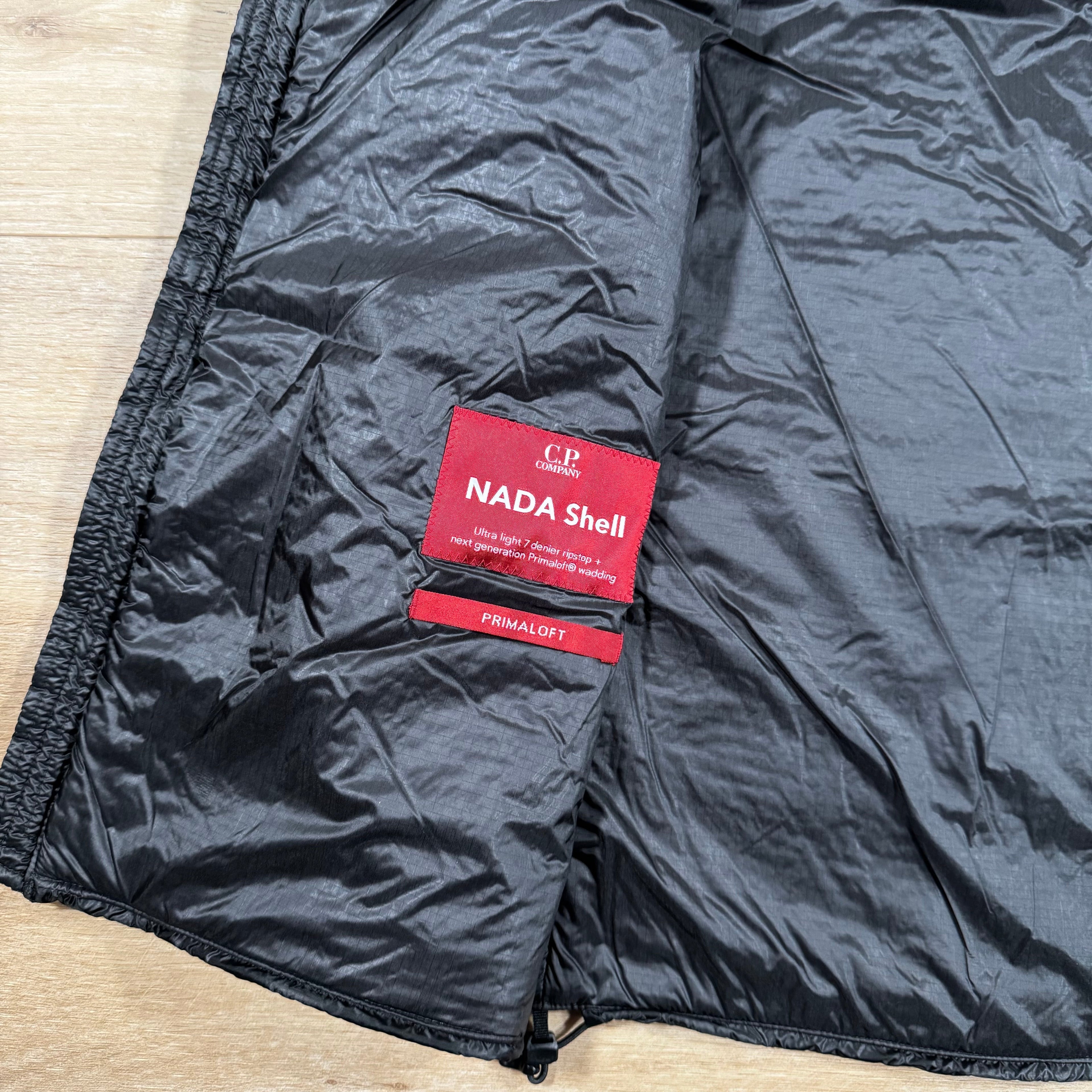 CP Company Nada Shell Goggle Vest in Black Ironleague