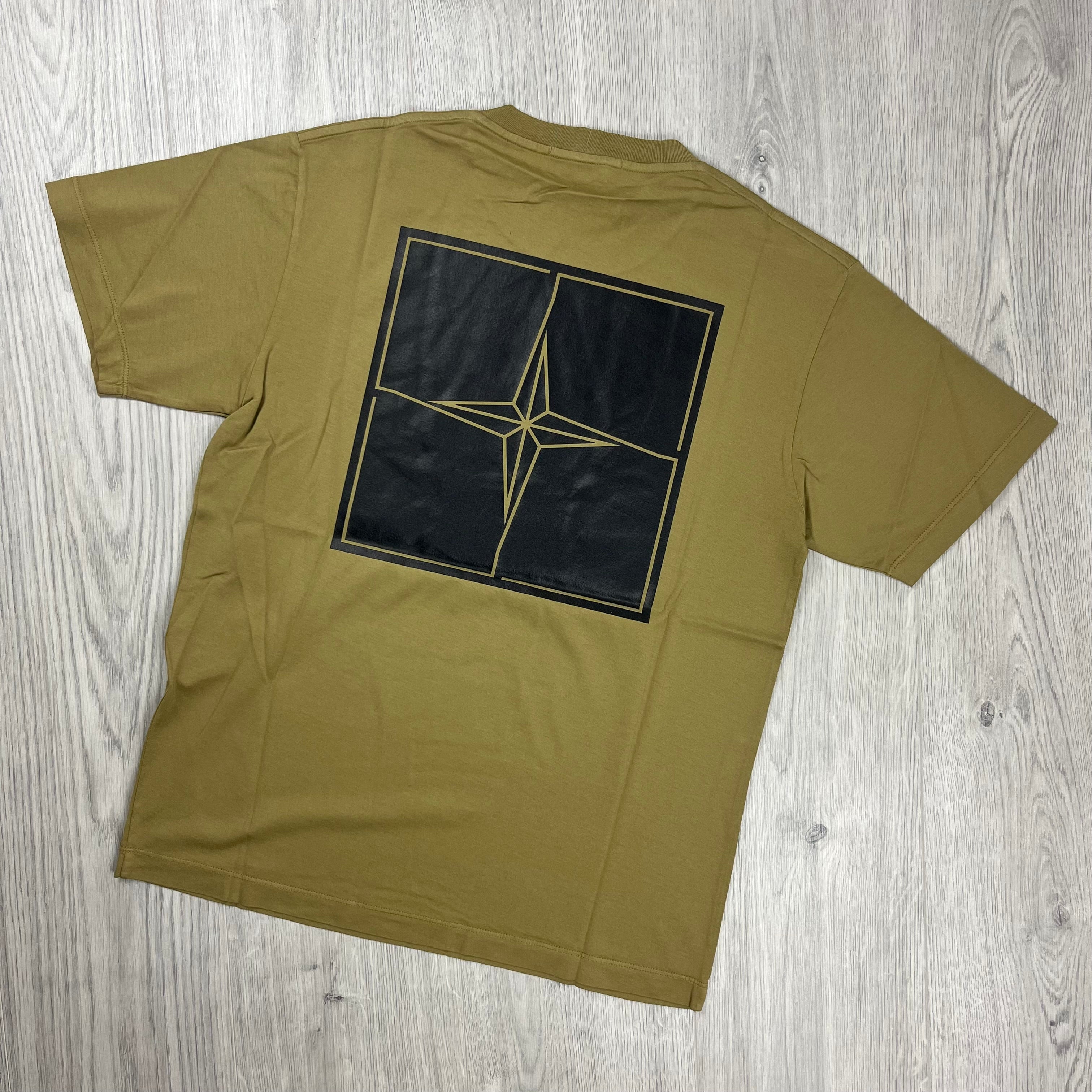 Stone Island Printed T-Shirt - Beige Ironleague