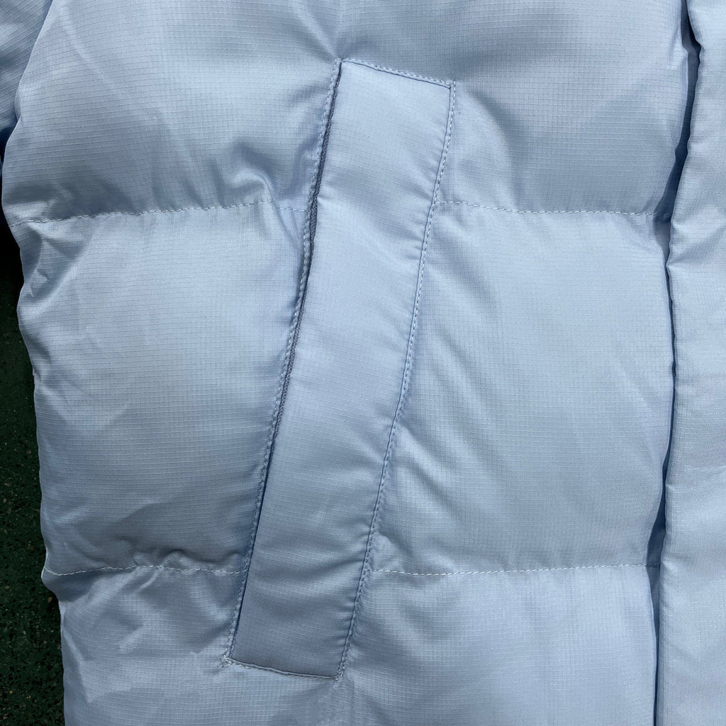 Trapstar Decoded Hooded Puffer 2.0 Jacket - Ice Blue Ironleague