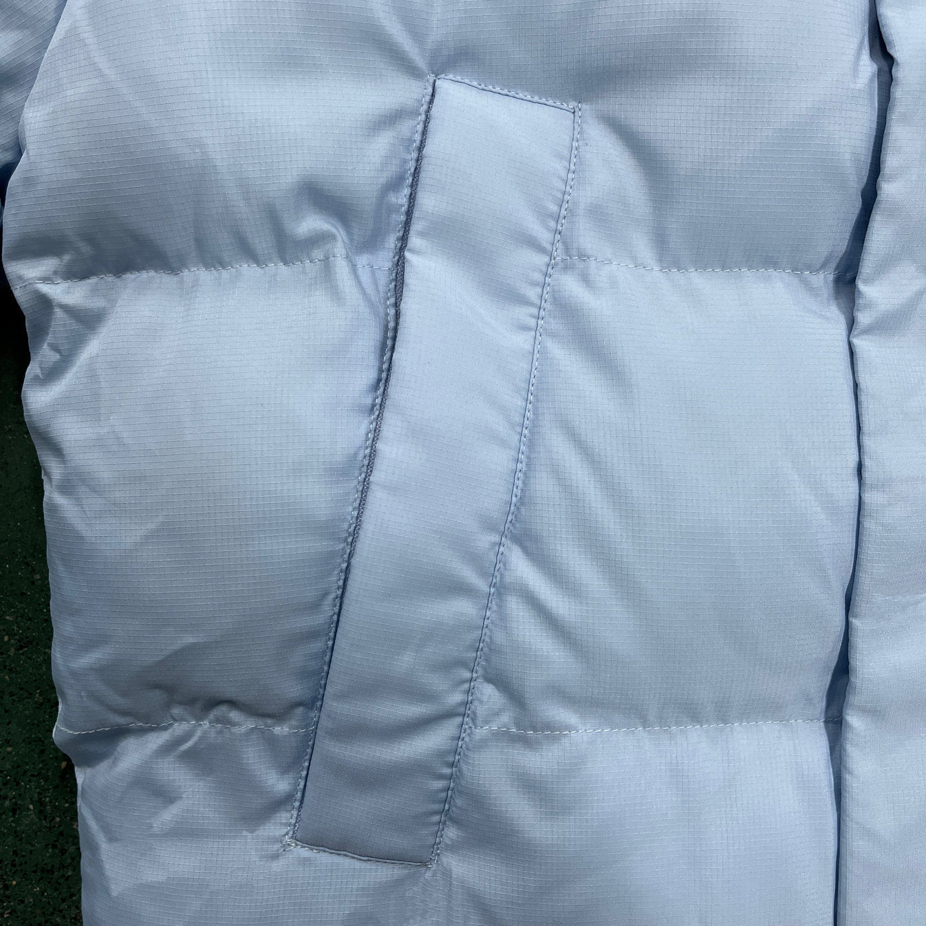 Trapstar Decoded Hooded Puffer 2.0 Jacket - Ice Blue Ironleague