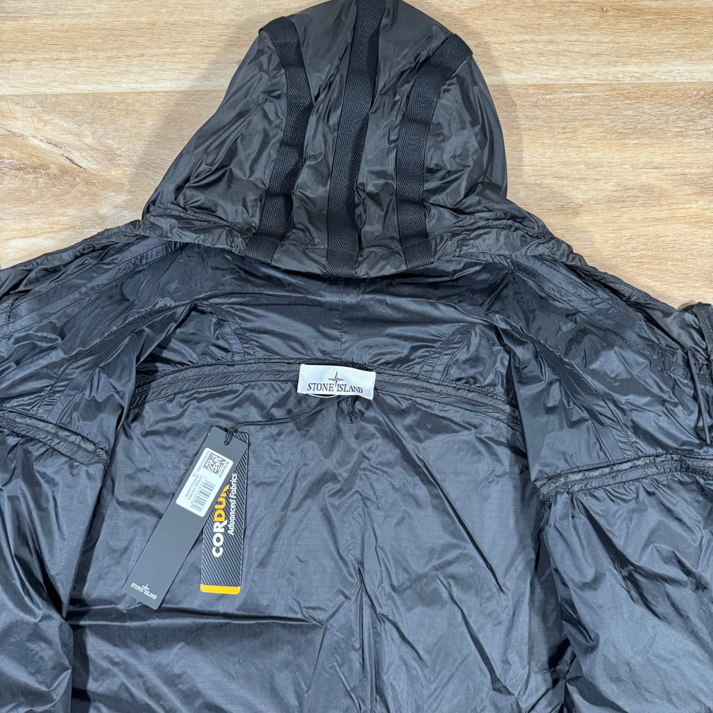 Stone Island Ripstop Light HT Nylon Jacket in Lead Grey Ironleague