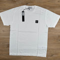 Stone Island Patch Logo T-Shirt in White Ironleague