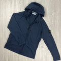 Stone Island Hooded Overshirt - Navy Ironleague