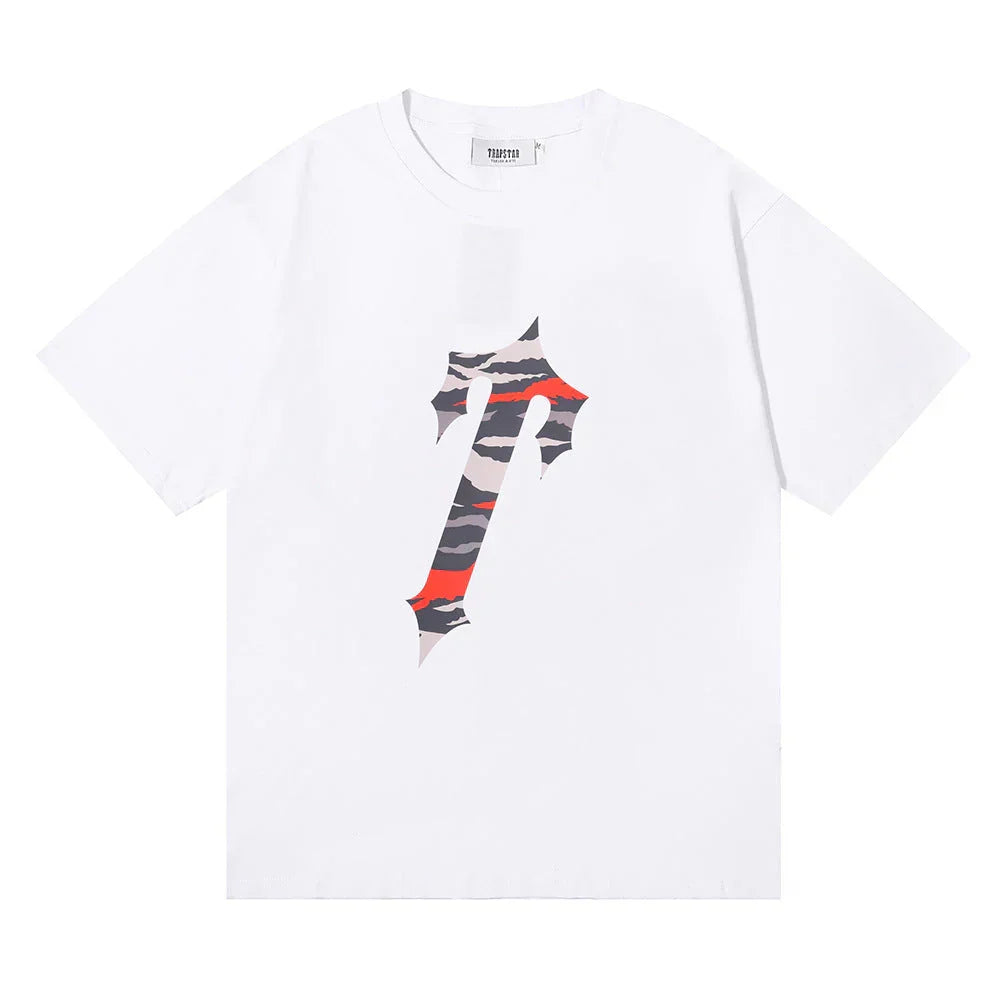 Trapstar Irongate Camo T-Shirt - Black/White Ironleague