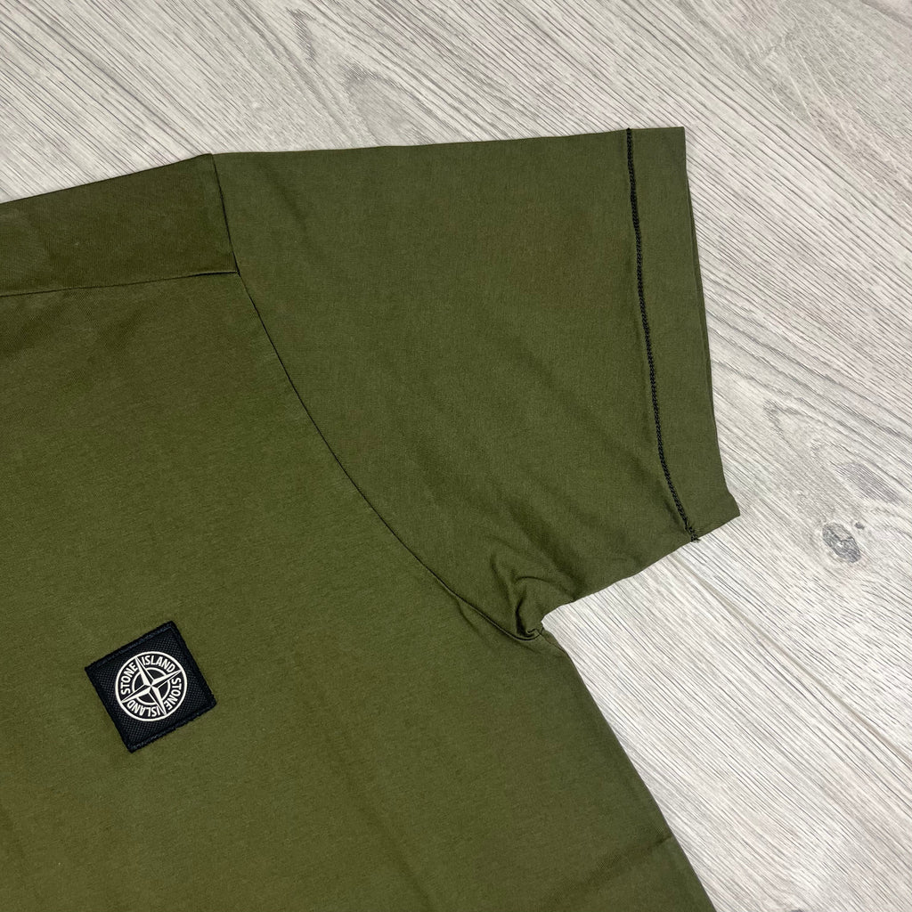 Stone Island Patch T-Shirt - Olive Ironleague