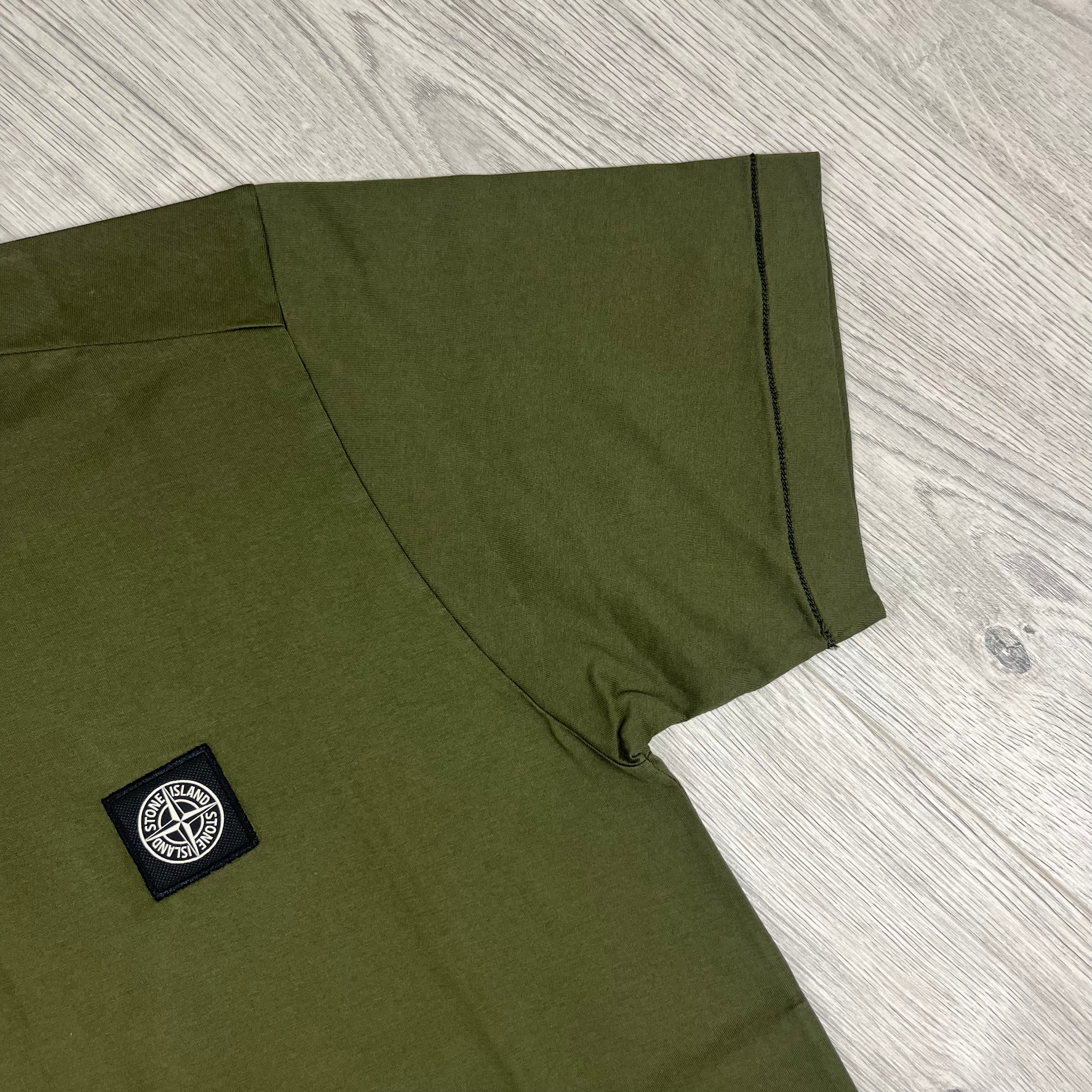 Stone Island Patch T-Shirt - Olive Ironleague