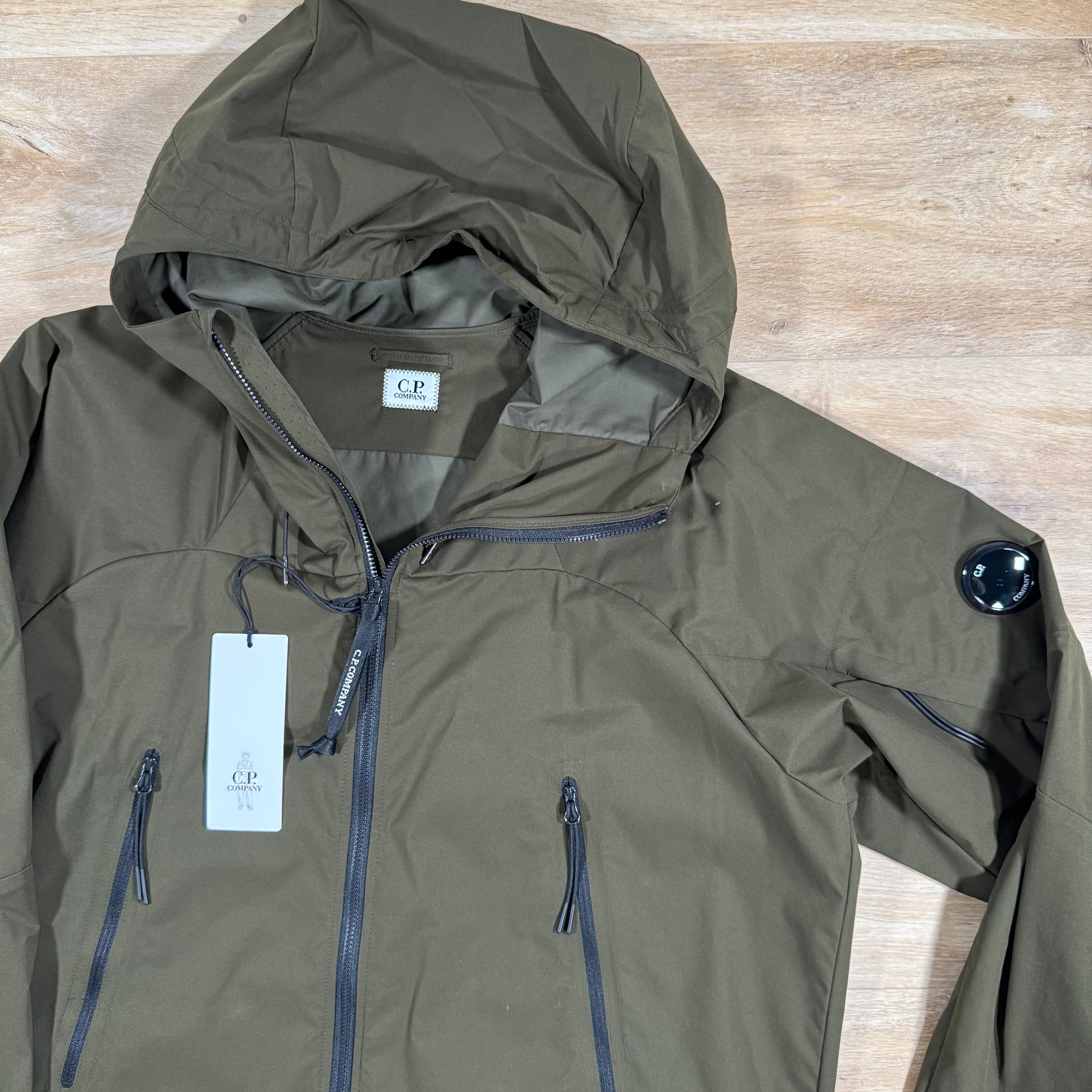 CP Company Pro-Tek Lens Jacket in Ivy Green Ironleague