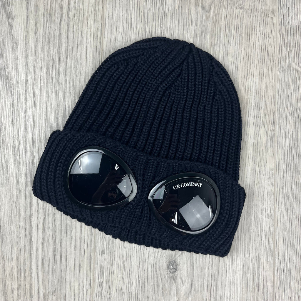 CP Company Goggle Beanie - Navy Ironleague