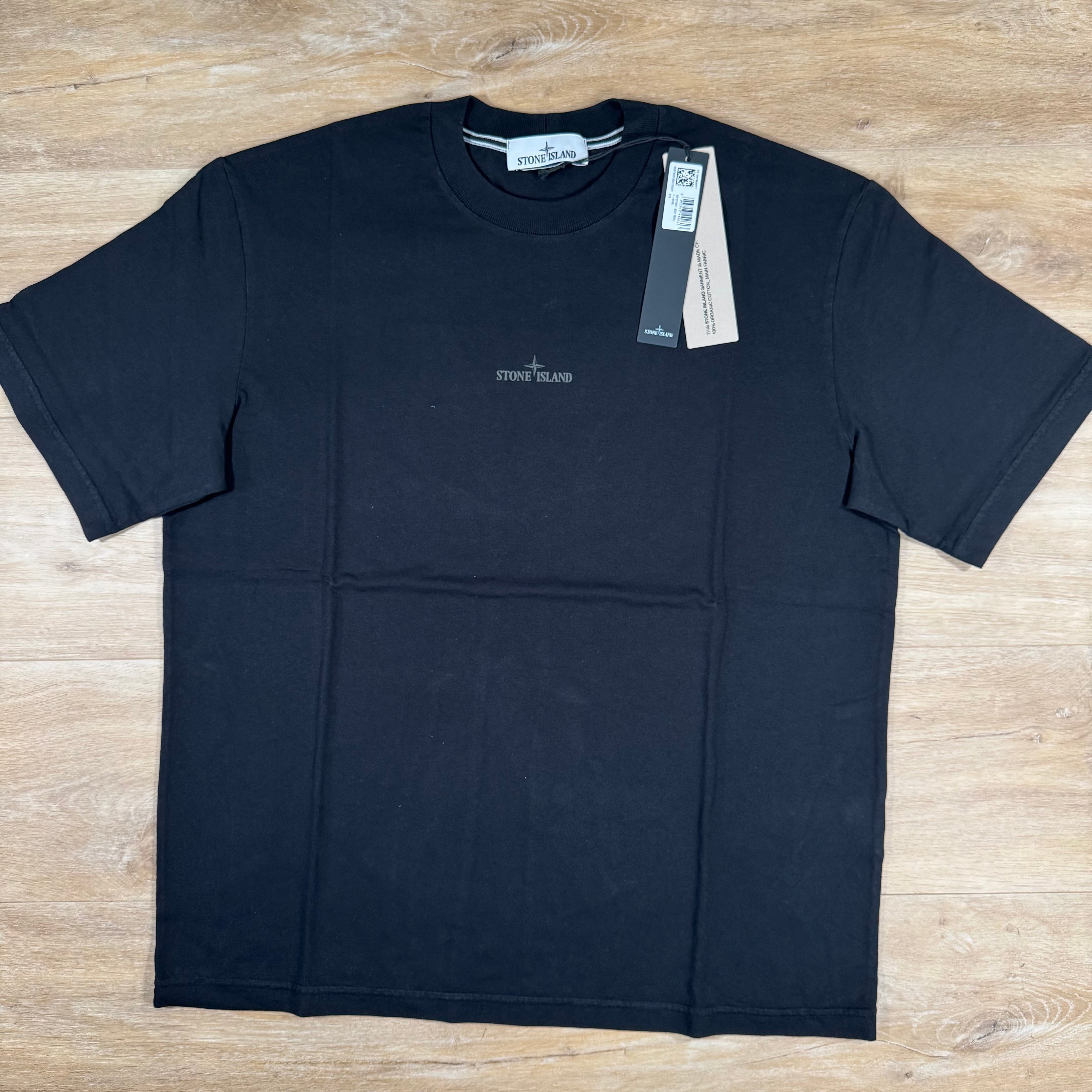 Stone Island Industrial Print T-Shirt in Black Ironleague