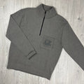CP Company Patch Knit Fleece - Gunmetal Ironleague