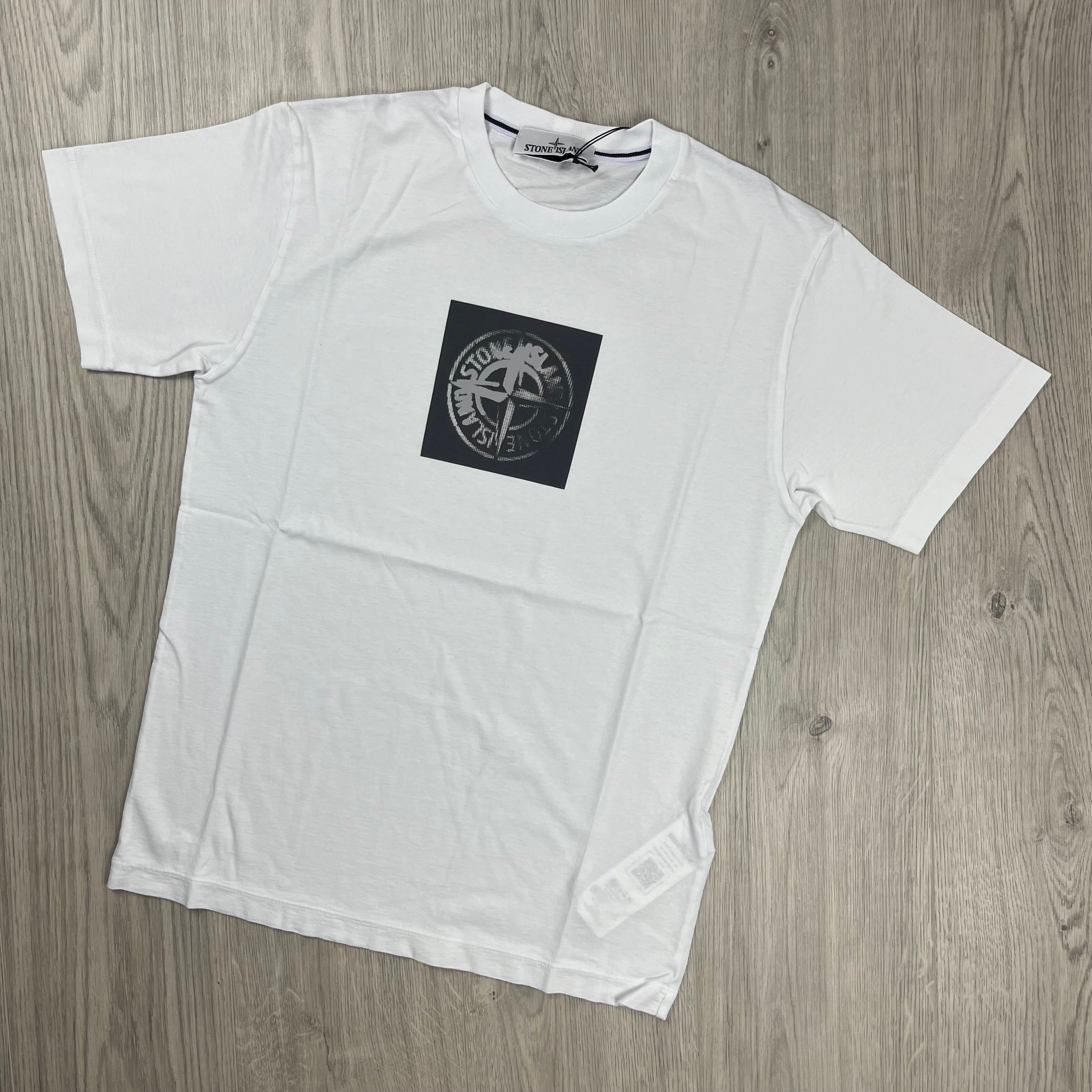 Stone Island Printed T-Shirt - White Ironleague