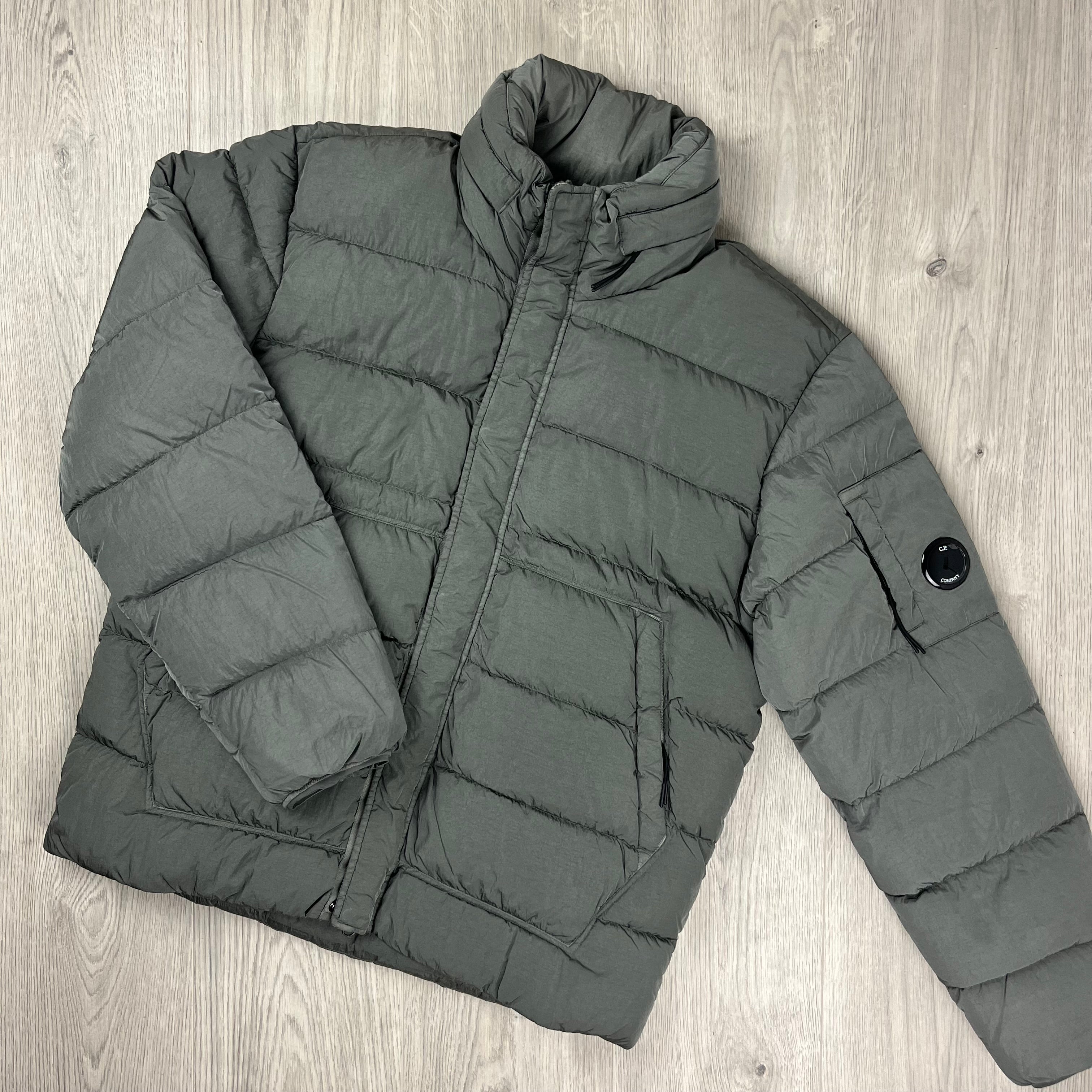 CP Company Chrome Down Jacket - Gunmetal Ironleague