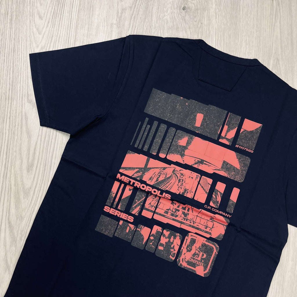 CP Company Metropolis T-Shirt - Navy Ironleague