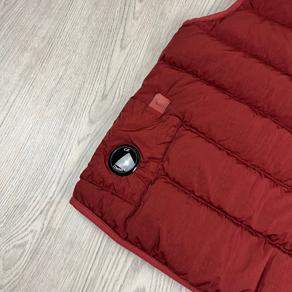CP Company Chrome-R Lens Gilet - Ketchup Ironleague