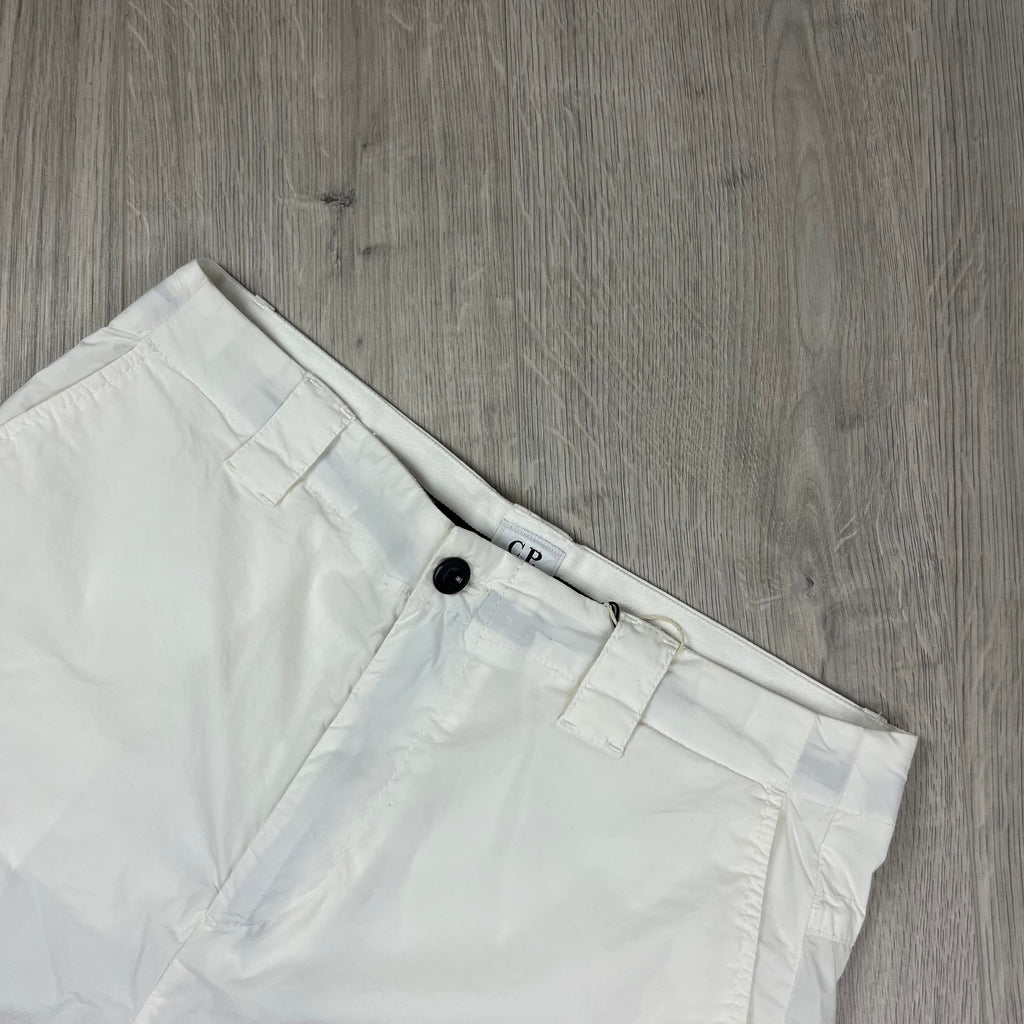 CP Company Cargo Shorts - White Ironleague