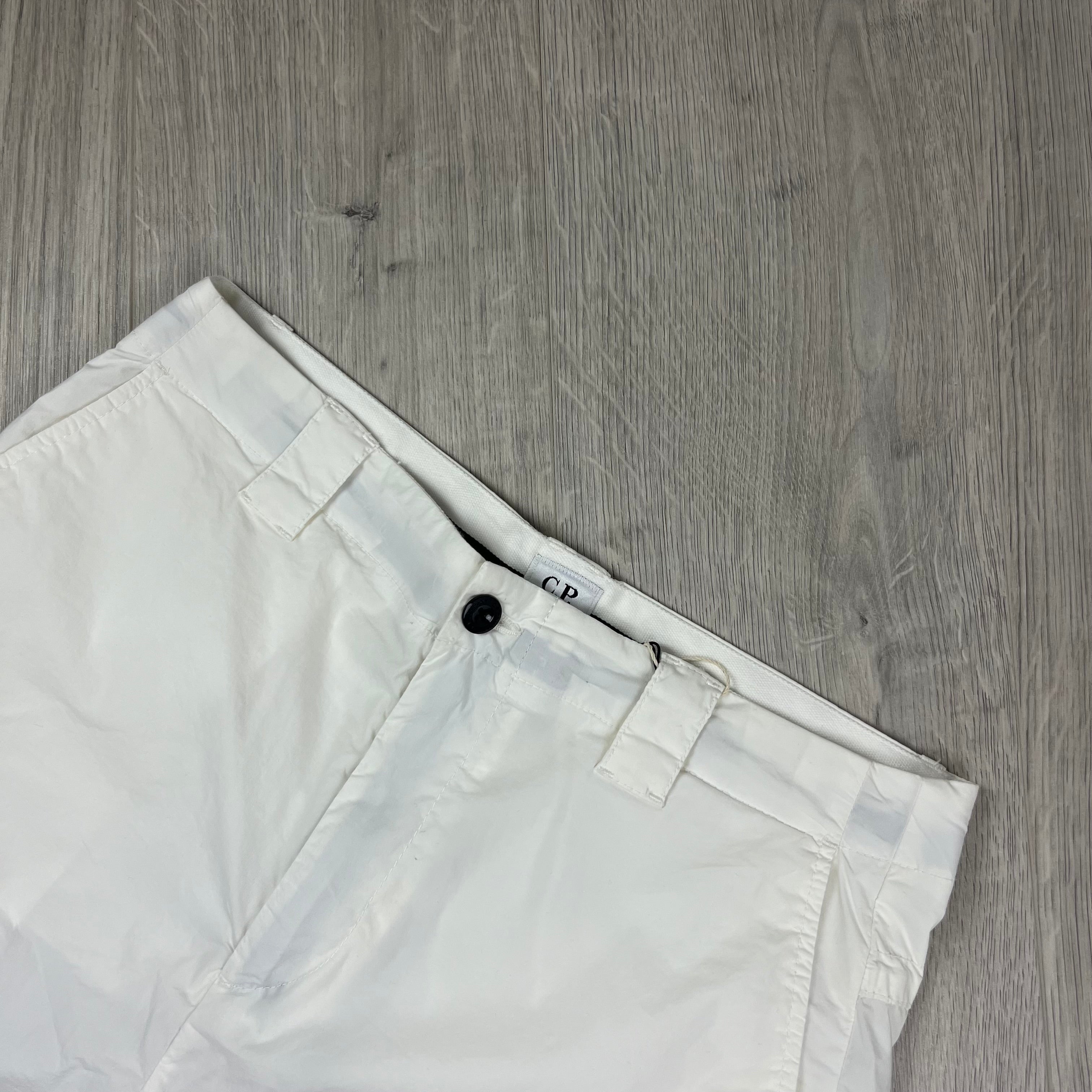 CP Company Cargo Shorts - White Ironleague