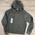 CP Company Chrome-R Hooded Lens Jacket in Ivy Green Ironleague