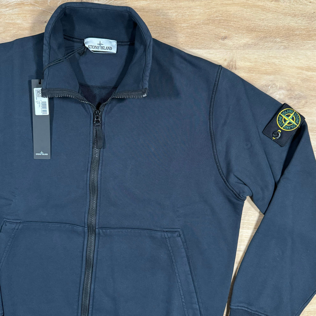 Stone Island Full-Zip Sweatshirt in Navy Ironleague