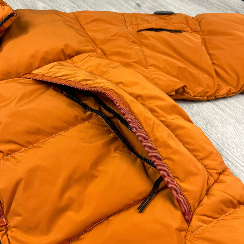 CP Company Nycra-R Down Jacket - Russet Orange Ironleague