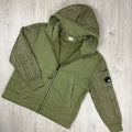 CP Company Raised Fleece Zip Hoodie - Capers Ironleague