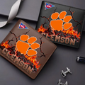 LIMITED EDITION FBS NCAA07 CST CS TIGERS LEATHER WALLET