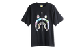BAPE Art Camo Shark Tee Black 1L80110037 BLK