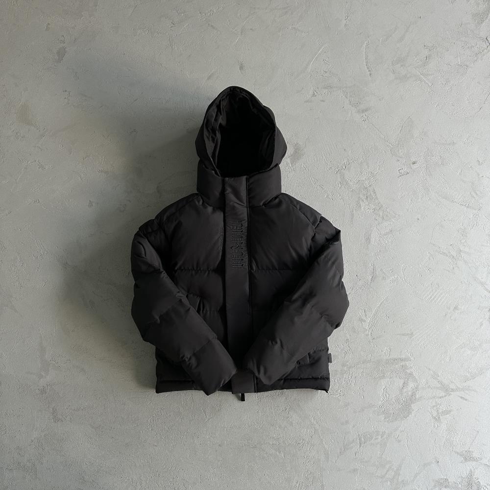 Trapstar Decoded 2.0 Hooded Puffer - Black/Black Ironleague