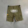 Corteiz Mula Guerrillaz Shorts - Green Ironleague