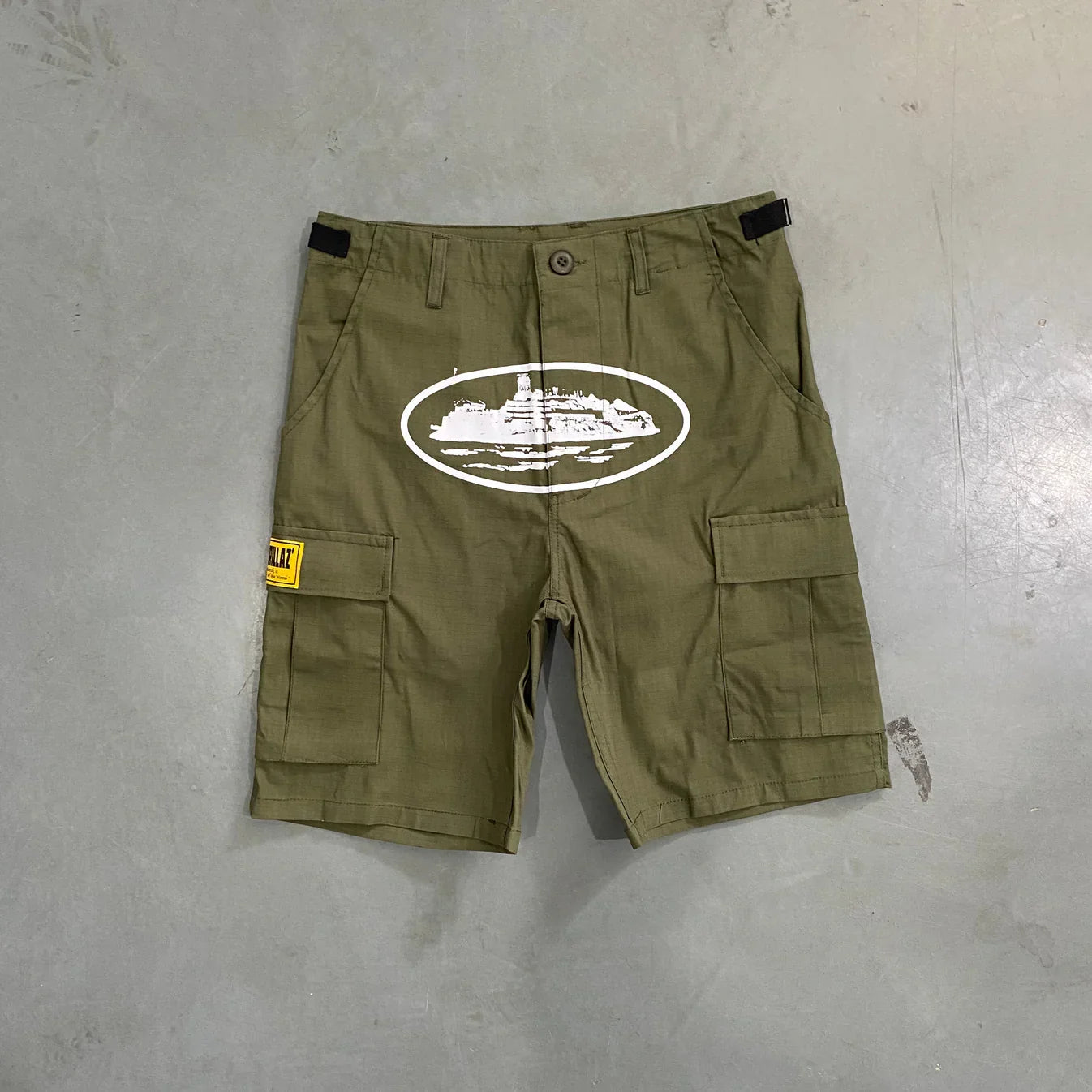 Corteiz Mula Guerrillaz Shorts - Green Ironleague