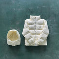 Trapstar Detachable Hooded Puffer Jacket - Cream Ironleague