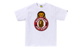 BAPE Camo Color Milo on Busy Works SS Tee White/Red Camo 0ZXTEMX00710Q WHP